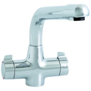 Wickes Targa Monobloc Mixer Kitchen Sink Tap Opal White