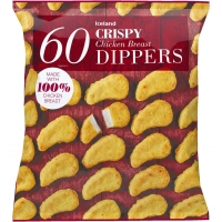 Iceland  Iceland 60 Crispy Chicken Breast Dippers 1.08 kg