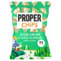 Asda Properchips Sour Cream & Chive Flavour Lentil Chips
