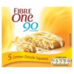 Fibre One 90 Calorie Lemon Drizzle Square Bars 5 Pack
