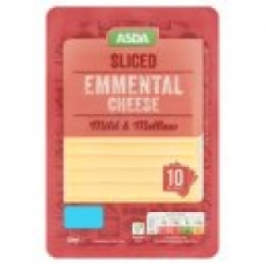 Asda Asda Sliced Emmental Cheese