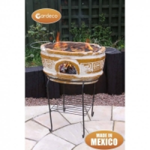 JTF  Gardeco Asador Azteca Mexican Clay BBQ