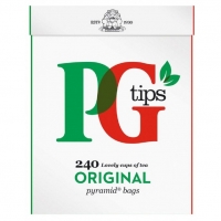 Poundstretcher  PG TIPS 240 PYRAMID TEA BAGS