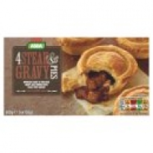 Asda 4 Steak & Gravy Pies