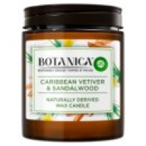 Air Wick Botanica Naturally Derived Wax Candle, Caribbean Vetiver & S