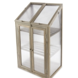 Vintage Grey Small Wooden Greenhouse