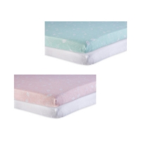 Aldi  Kites Cot Fitted Sheets 2 Pack