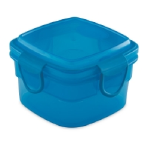 Blue Square Snack Container
