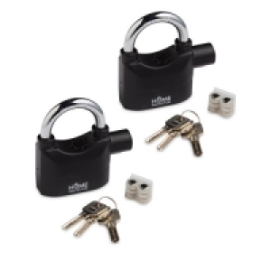 Security Alarm Padlock 2 Pack Bundle