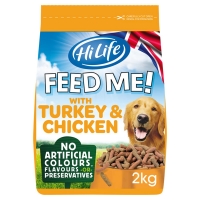 Wilko  HiLife FEED ME! Turkey & Chicken With Bacon & Vegetables Dog