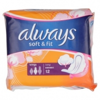 Poundland  Always Soft & Fit Long Plus Towels 12 Pack