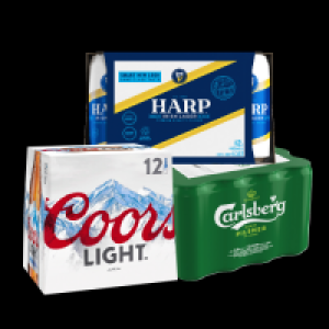 SuperValu  Carlsberg / Harp / Coors Light