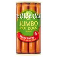 Morrisons  Ye Olde Oak 6 Jumbo Hot Dogs in Brine (560g)
