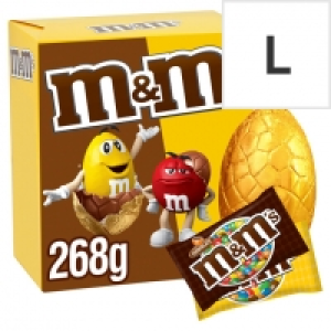 M&M Large Easter Egg 268G £4.00