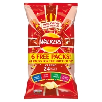 Iceland  Walkers Classic Variety Crisps 24x25g