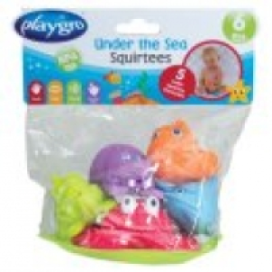 Asda Playgro Under the Sea Squirtees 6+ Months