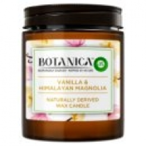 Botanica Naturally Derived Wax Candle, Vanilla & Himalaya Ma £5.00