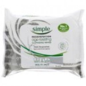 Asda Simple Regeneration Age Resisting Cleansing Wipes