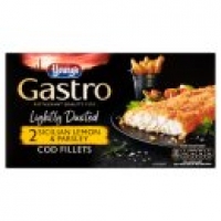 Asda Youngs Gastro 2 Lightly Dusted Sicilian Lemon & Parsley Cod Fillets