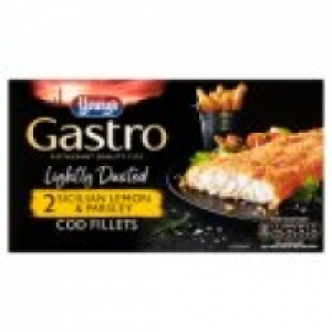Youngs Gastro 2 Lightly Dusted Sicilian Lemon & Parsley Cod Fillets