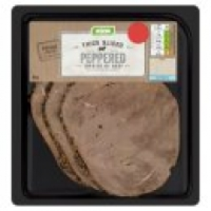 Asda Thick Peppered Topside Beef Slices