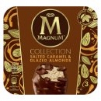 Asda Magnum Salted Caramel & Glazed Almond Ice Cream 3 Pack