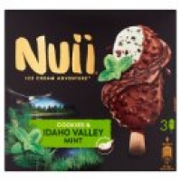 Asda Nuii 3 Pack Cookies & Idaho Valley Mint Ice Creams