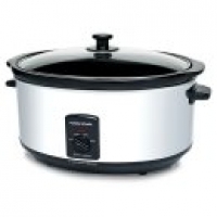 Asda Morphy Richards 48715 6.5L Slow Cooker - Stainless Steel