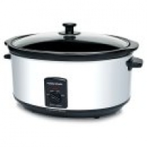 Morphy Richards 48715 6.5L Slow Cooker - Stainless Steel