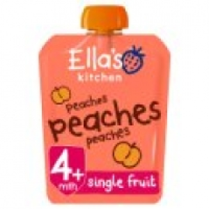 Asda Ellas Kitchen Peaches Peaches Peaches Pouch 4m+