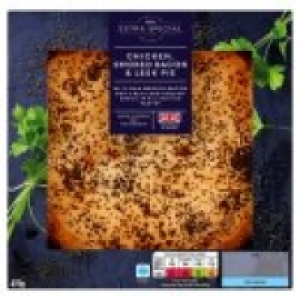Asda Extra Special Chicken, Smoked Bacon & Leek Pie