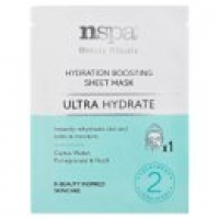 Asda Nspa Beauty Rituals Ultra Hydrate Hydration Boosting Sheet Mask