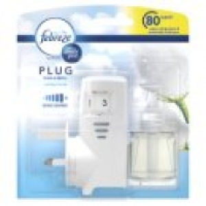 Febreze with Ambi Pur Plug-In Starter Kit, Cotton Fresh - Holder & 1