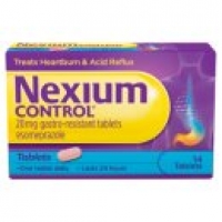 Asda Nexium Control 20mg Gastro-Resistant Tablets Esomeprazole