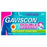 Asda Gaviscon Double Action Heartburn Relief Mint Tablets