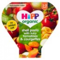 Asda Hipp Organic Shell Pasta with Juicy Tomatoes & Courgettes 12m+