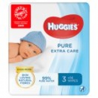 Asda Huggies Pure Extra Care Baby Wipes