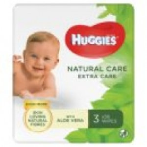 Asda Huggies Natural Extra Care Baby Wipes