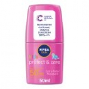 Asda Nivea Sun Kids SPF 50+ Coloured Roll-on Protect & Care