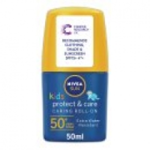 Asda Nivea Sun Kids Roll-On SPF 50+ Protect & Care