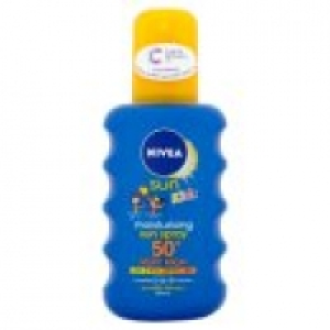 Asda Nivea Sun Kids Suncream Spray SPF 50+ Coloured