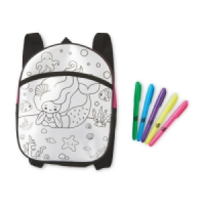 Mermaid Colour Your Own Backpack
