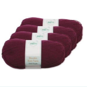 Purple Double Knit Yarn Bundle