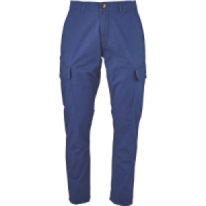 Avenue Mens Navy Chino Joggers