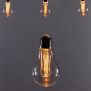 Amber Solar Bulb String Lights
