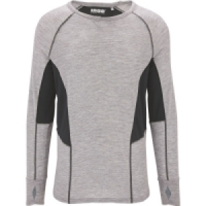 Mens Grey Base Layer Top