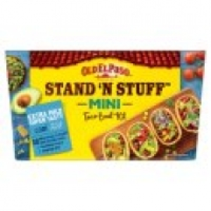 Asda Old El Paso Mexican Mini Stand N Stuff Extra Mild Super Tasty Soft Tac