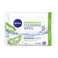 Asda Nivea Biodegradable Cleansing Wipes Organic Aloe Vera