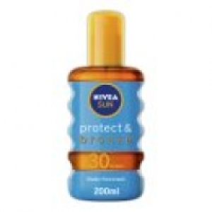 Nivea Sun Tan Activating Suncream Oil SPF 30 Protect & Bronze