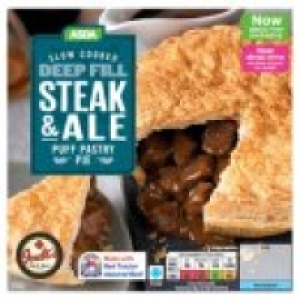 Asda Asda Slow Cooked Steak & Ale Deep Fill Pie